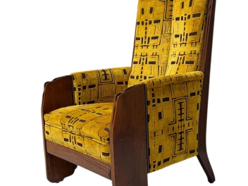 Art Deco Amsterdamse School Lounge Chair by Cornelis van der Sluys, 1918